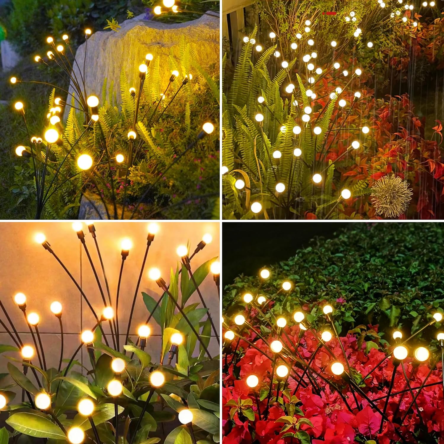 Waterproof Solar Firefly Lights: Brighten Your Garden
